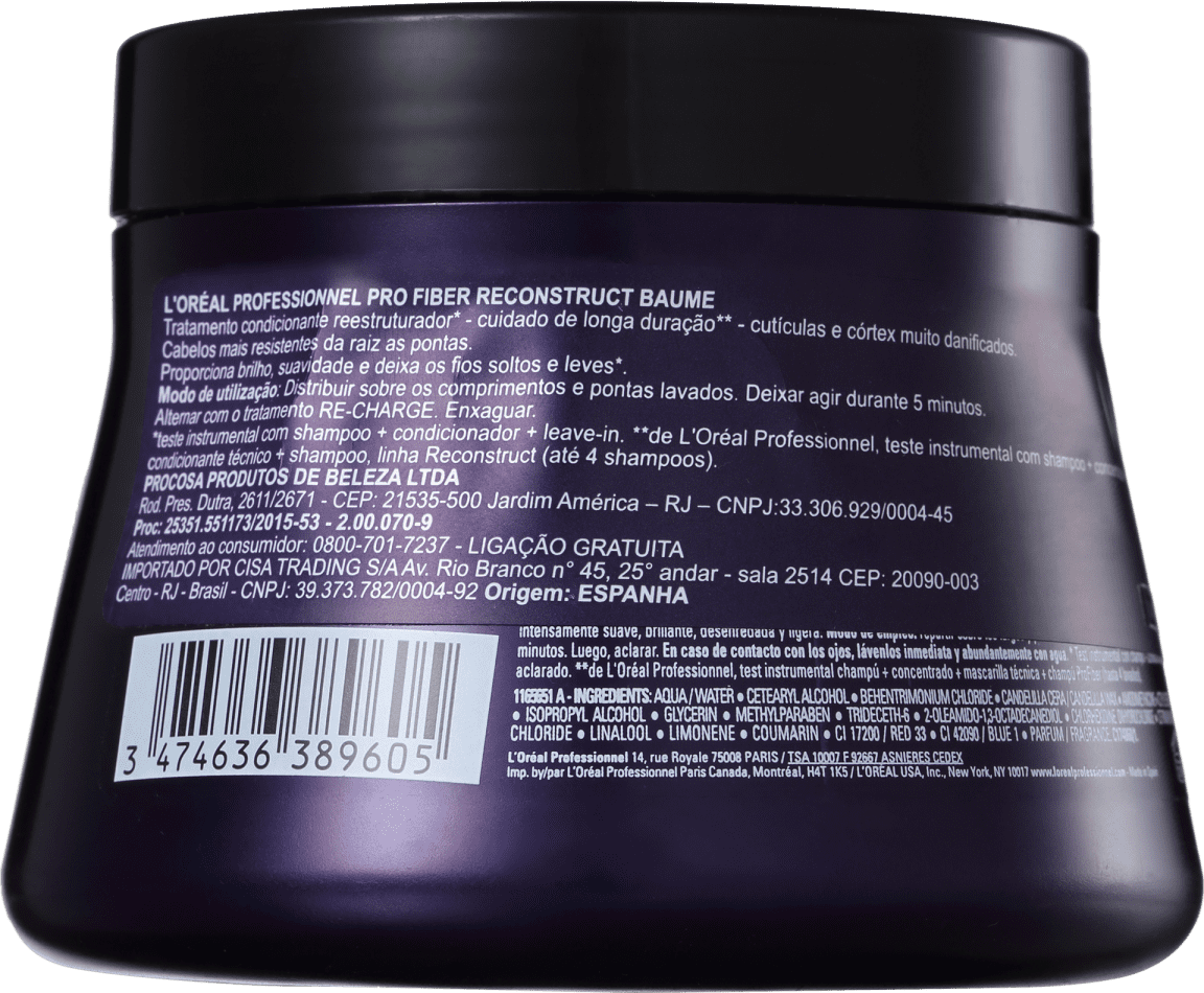 L'Oréal Professionnel Pro Fiber Reconstruct - Máscara de Reconstrução 200ml
