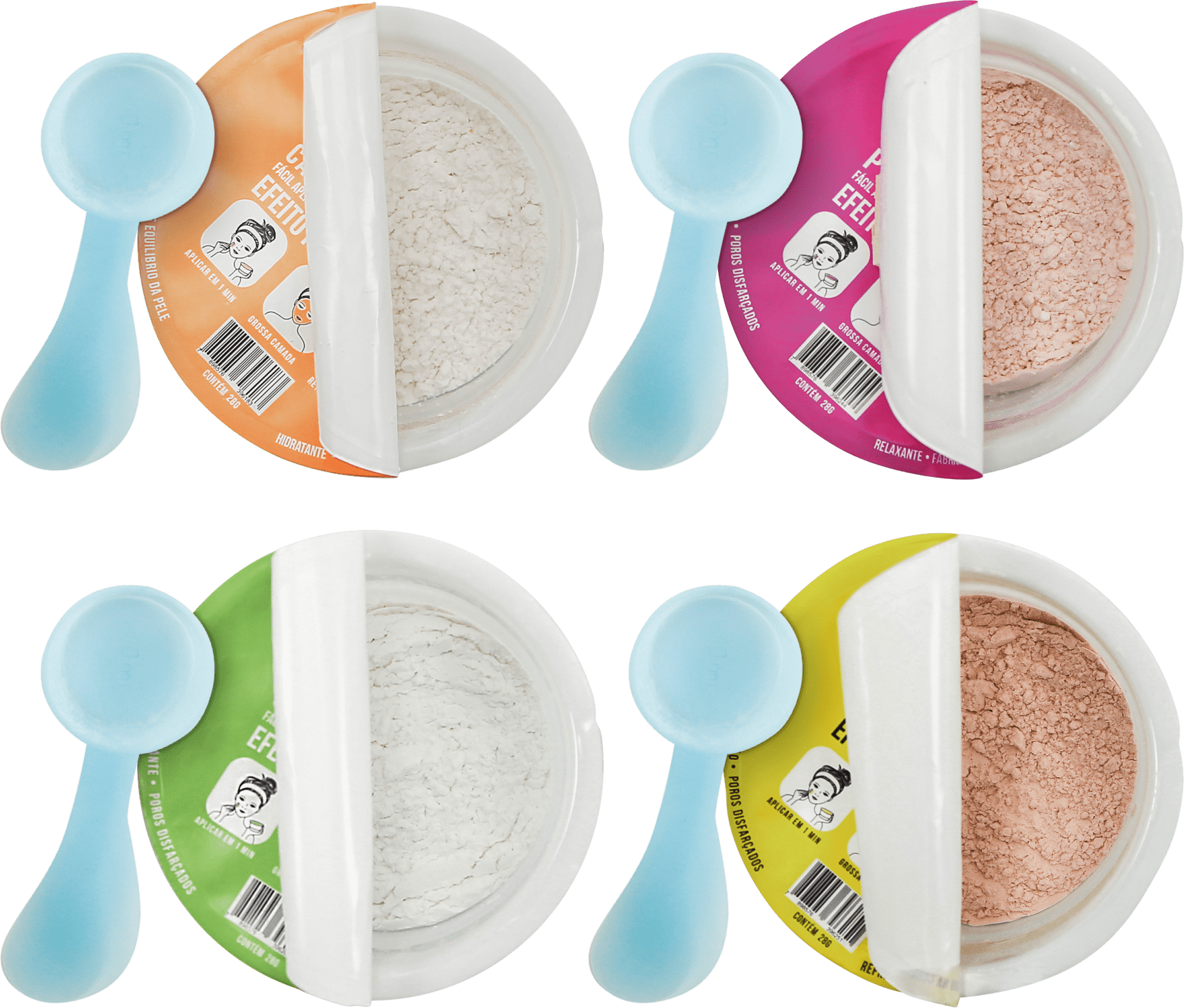 Kit Máscaras Pele Perfeita (4 Produtos)