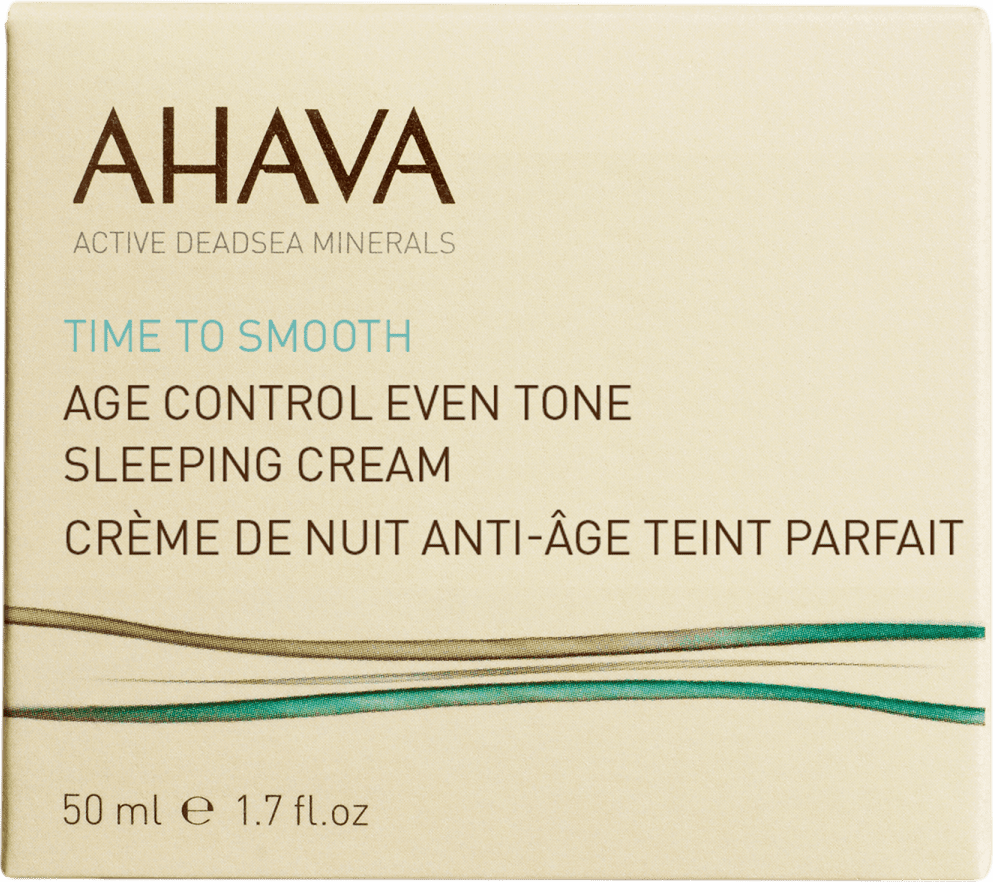 Ahava Time To Smooth Sleeping Cream Age Control Even Tone - Creme Anti-Idade Noturno 50ml