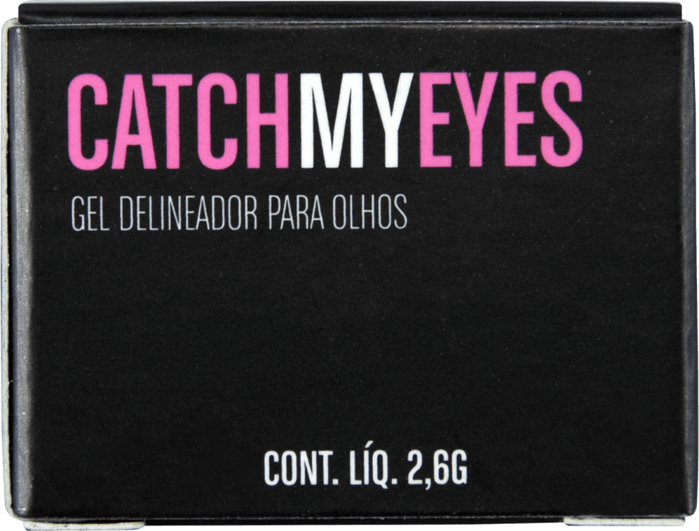 Catch My Eyes Black - Delineador em Gel 2,6g