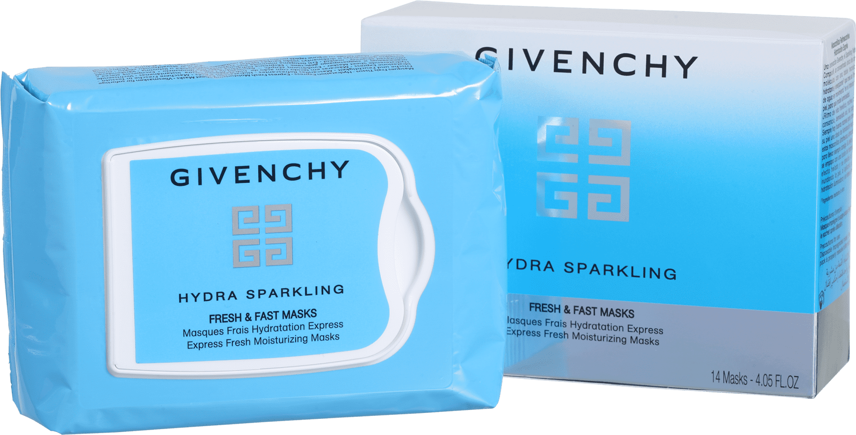 Givenchy Hydra Sparkling Fresh & Fast - Máscara Hidratante (14 unidades)