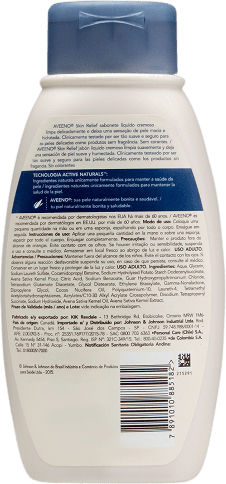Aveeno Skin Relief Coco - Sabonete Líquido 354ml