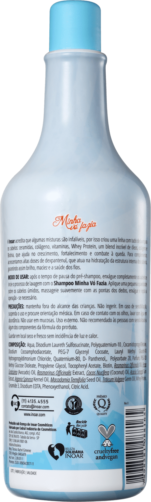 Inoar Minha Vó Fazia - Shampoo 1000ml