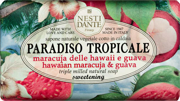 Nesti Dante Paradiso Tropicale Maracujá do Havaí e Goiaba - Sabonete em Barra 250g