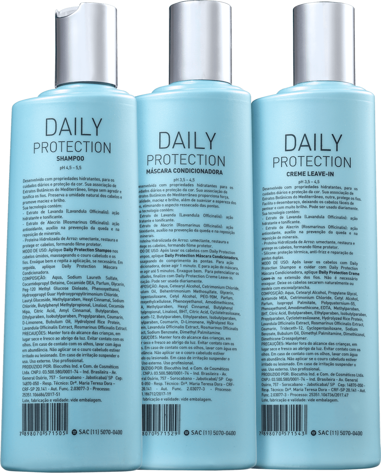 Kit Mediterrani Daily Protection Trio (3 Produtos)