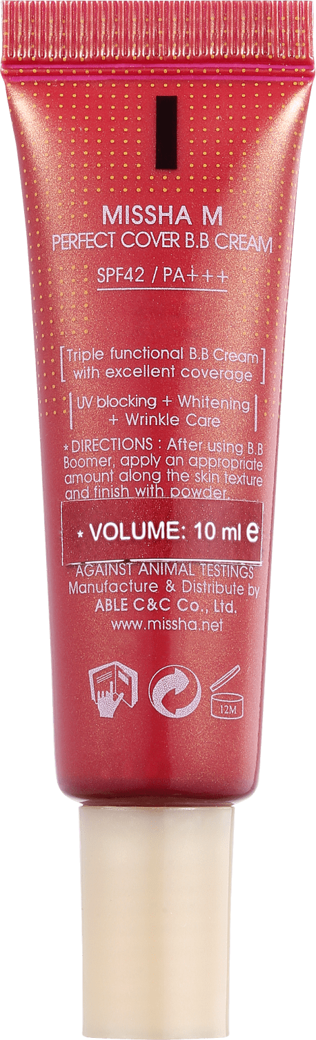 Missha M Perfect Cover Nº 21 Light Beige - BB Cream 10ml