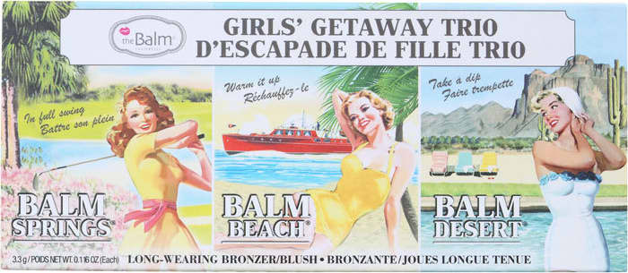 the Balm Girls Getaway Trio - Paleta de Maquiagem 3,3g