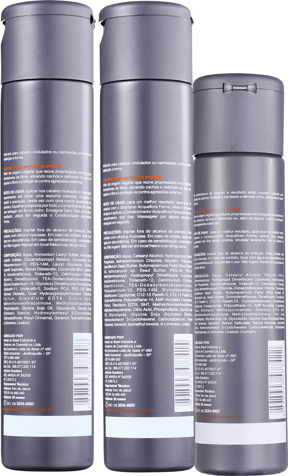 Kit Acquaflora Forma Modelador (3 Produtos)