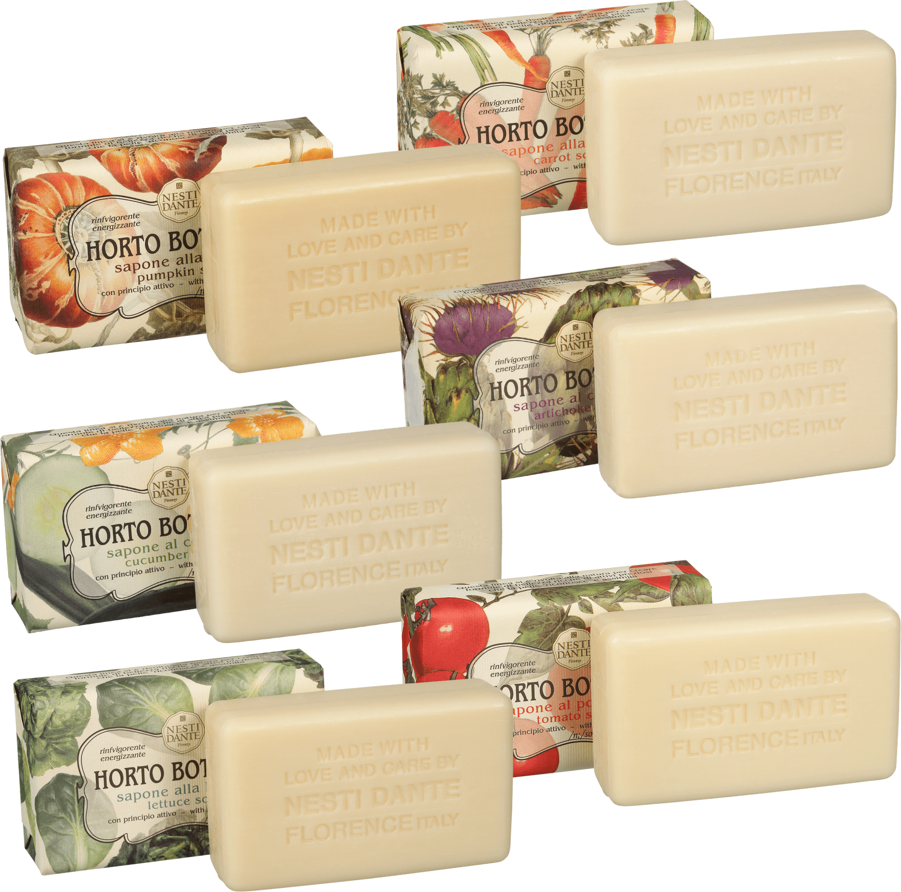 Kit Nesti Dante Horto Botanico - Sabonetes em Barra 6x250g