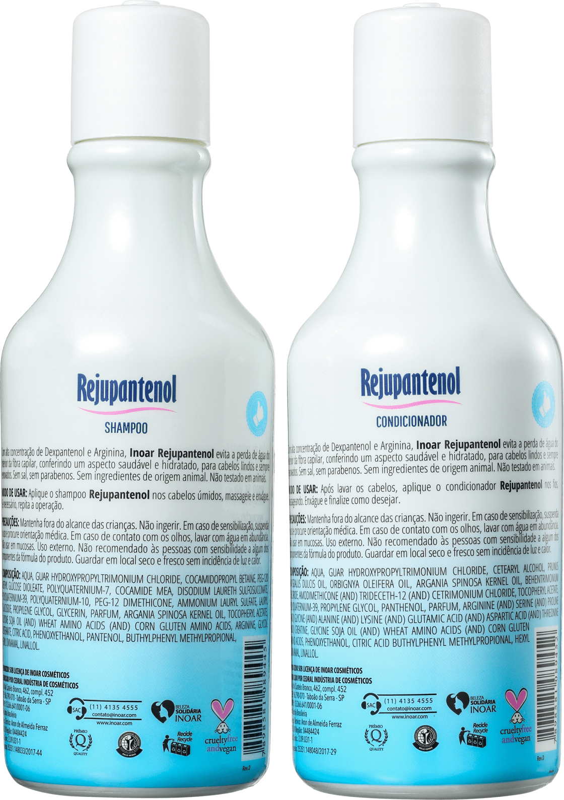 Kit Inoar Rejupantenol Duo (2 Produtos)