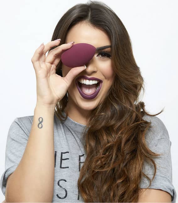 Mariana Saad Flat Blend - Esponja de Maquiagem Vinho