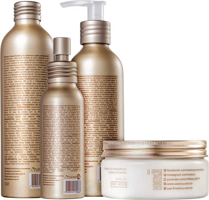 Kit Walory Hydrate Completo (4 Produtos)