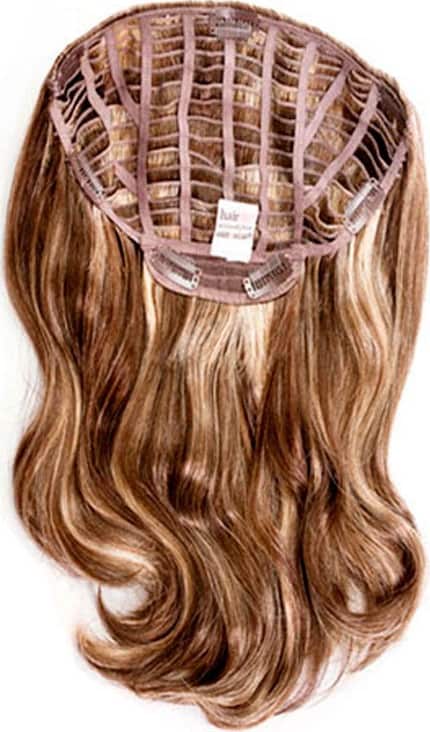 Hairdo Ondulado - Castanho Com Mechas Douradas 45 Cm