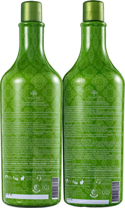 Kit Inoar Argan Oil System Argan Oil Salon Duo (2 Produtos)