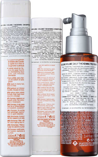 Kit L'Anza Healing Volume Treatment (3 Produtos)