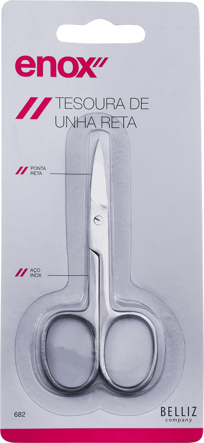 Enox - Tesoura de Unha Reta