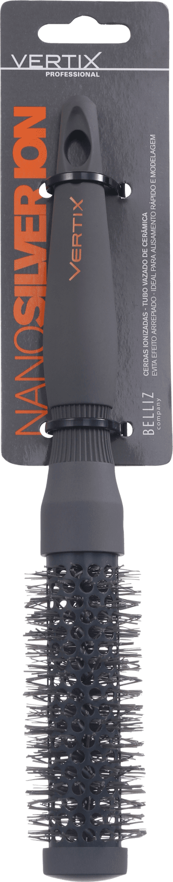 Vertix Escova Nano Silver Hot Ion - Escova Térmica 25mm