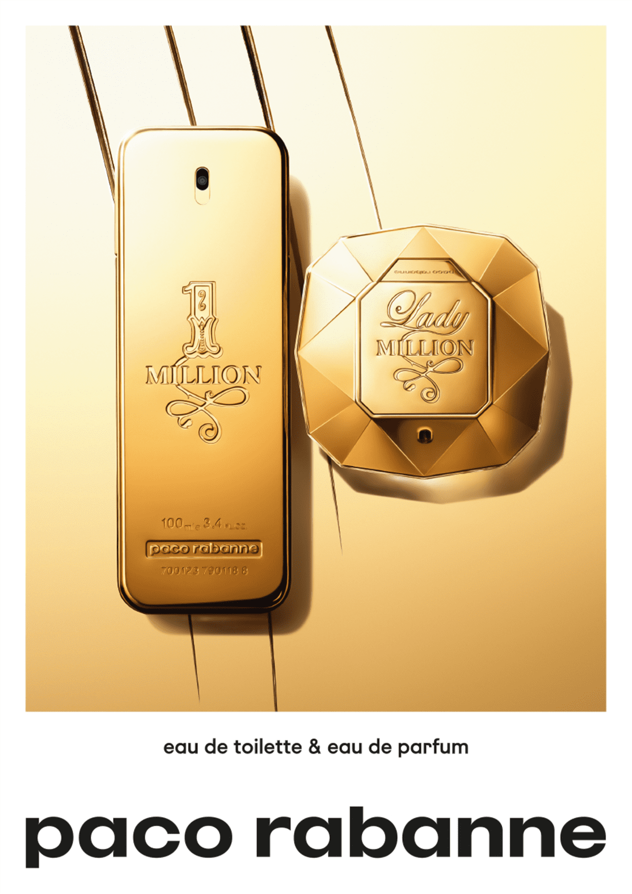 1 Million Paco Rabanne Eau de Toilette - Perfume Masculino 50ml