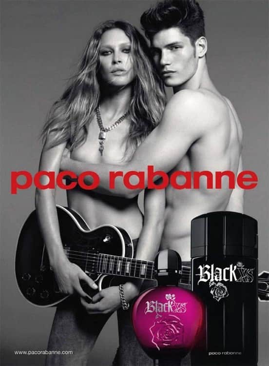Black XS For Him Paco Rabanne Eau de Toilette - Perfume Masculino 30ml