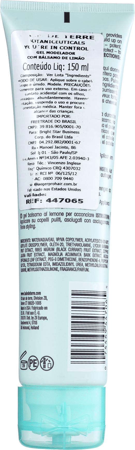 Bain de Terre Styling You'Re In Control - Gel de Volume 150ml