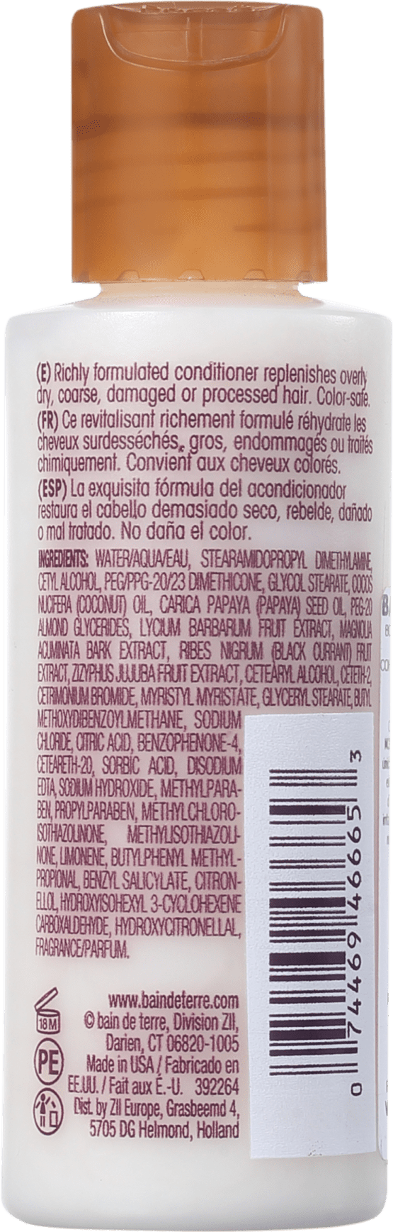 Bain De Terre Coconut Papaya Ultra Hydrating Conditioner - Condicionador 50ml