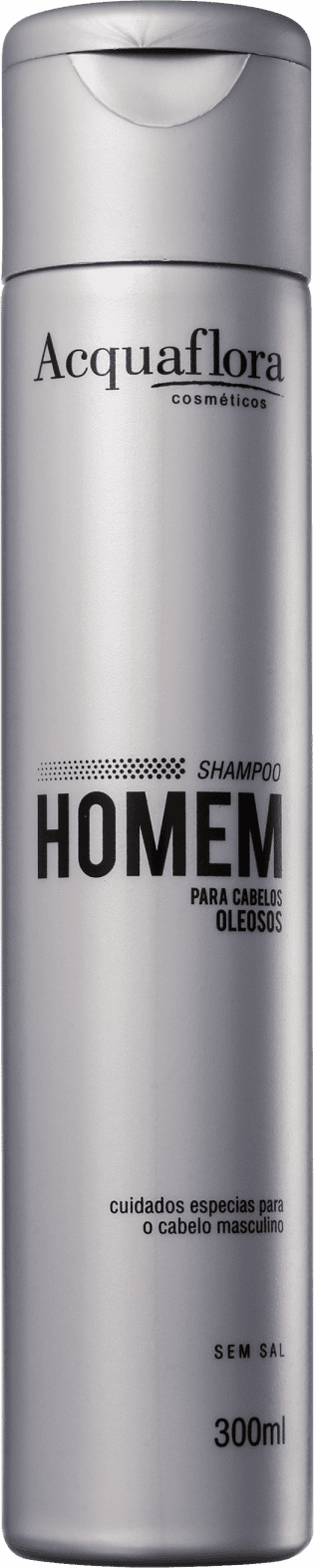 Acquaflora Homem Cabelos Oleosos - Shampoo sem Sal 300ml