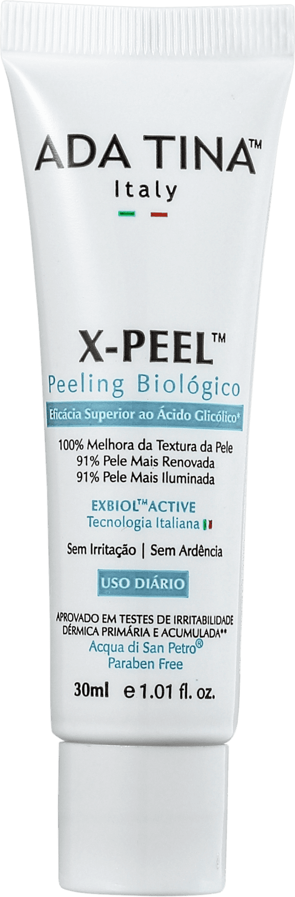 Ada Tina X Peel Peeling Biológico - Tratamento Facial 30ml