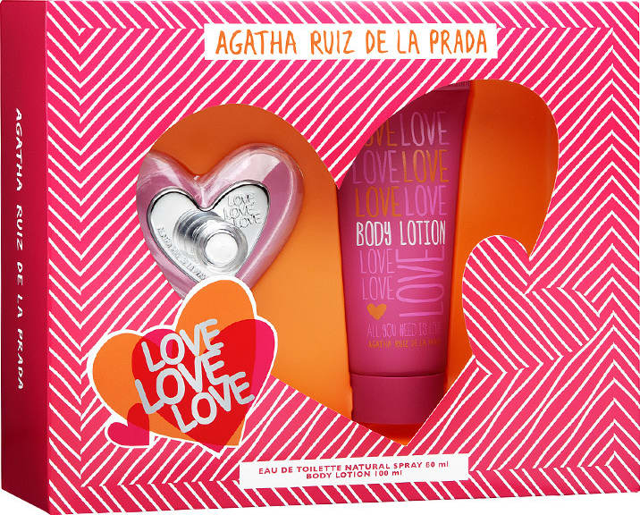 Conjunto Love Love Love Agatha Ruiz de La Prada Feminino - Eau de Toilette 80ml + Loção 100ml