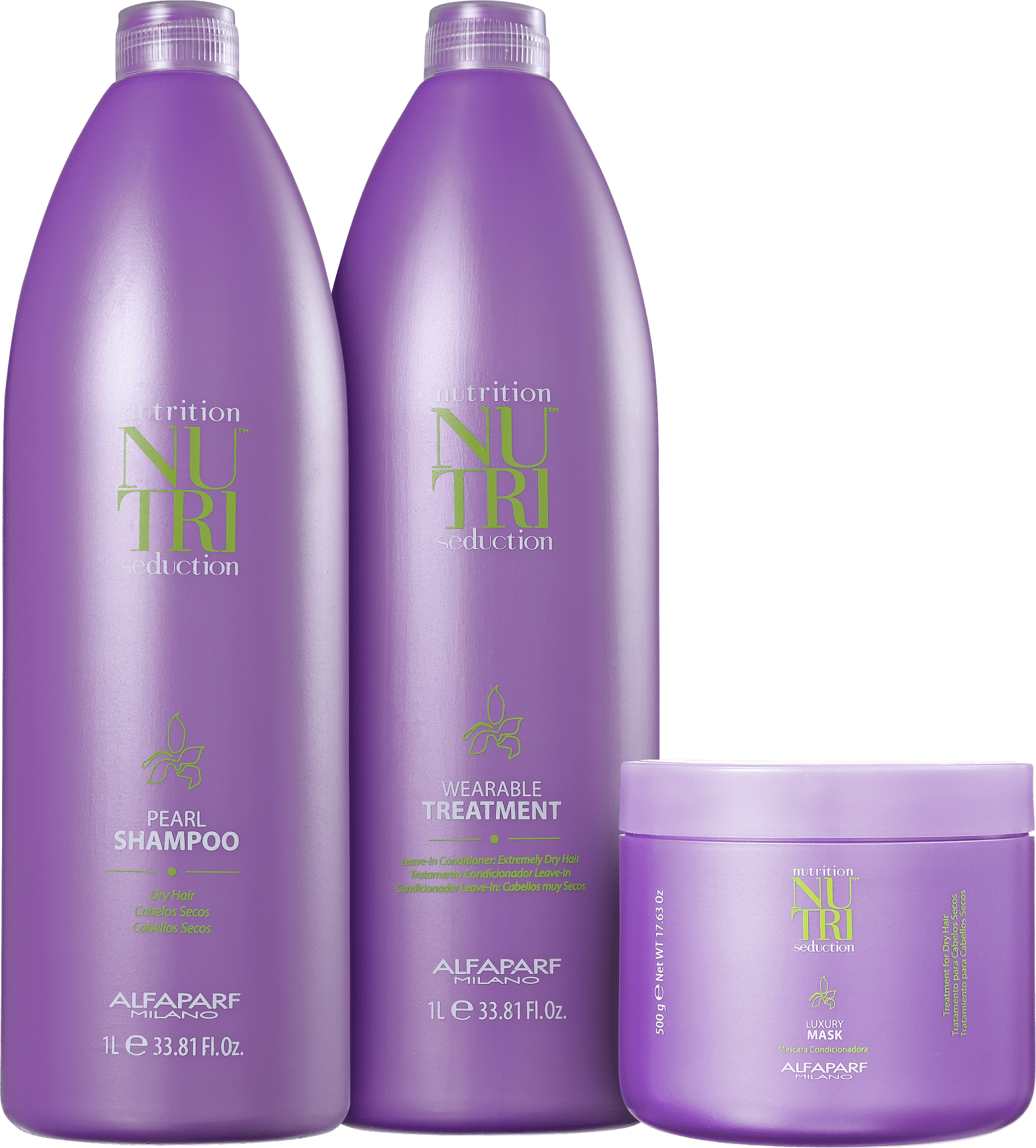 Kit Alfaparf Nutri Seduction Deep Nutrition Salon (3 Produtos)