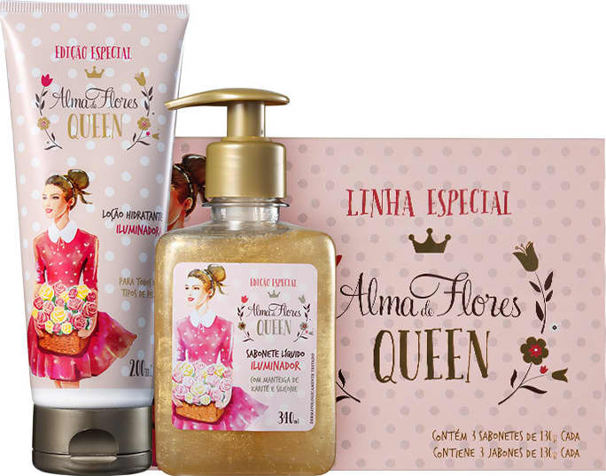 Kit Alma de Flores Queen Trio (3 produtos)