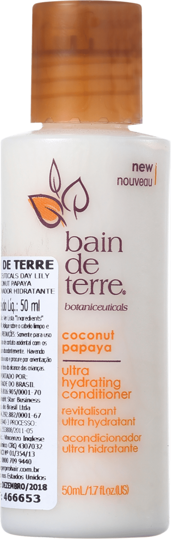 Bain De Terre Coconut Papaya Ultra Hydrating Conditioner - Condicionador 50ml