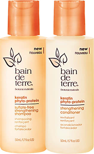 Kit Bain de Terre Keratin Phyto-Protein Strengthening Duo (2 Produtos)