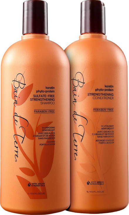 Bain de Terre Keratin Phyto-Protein Strengthening Salon Kit (2 Produtos)