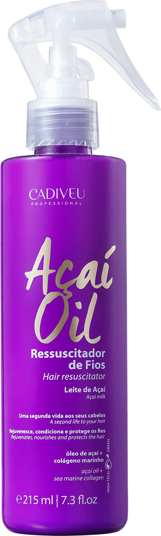 Cadiveu Professional Açaí Oil Ressucitador de Fios - Leave-in 215ml