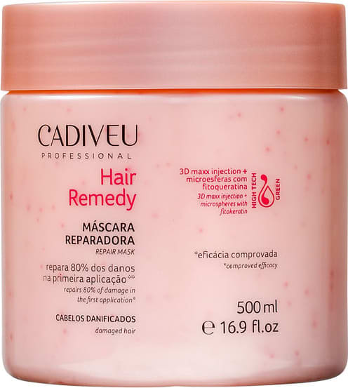 Cadiveu Professional Hair Remedy - Máscara Capilar 500ml