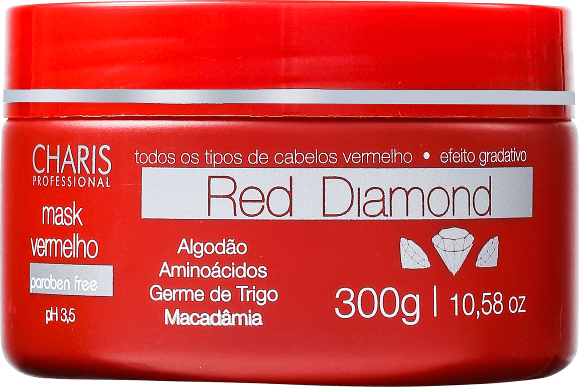 Charis Red Diamond - Máscara Capilar 300g