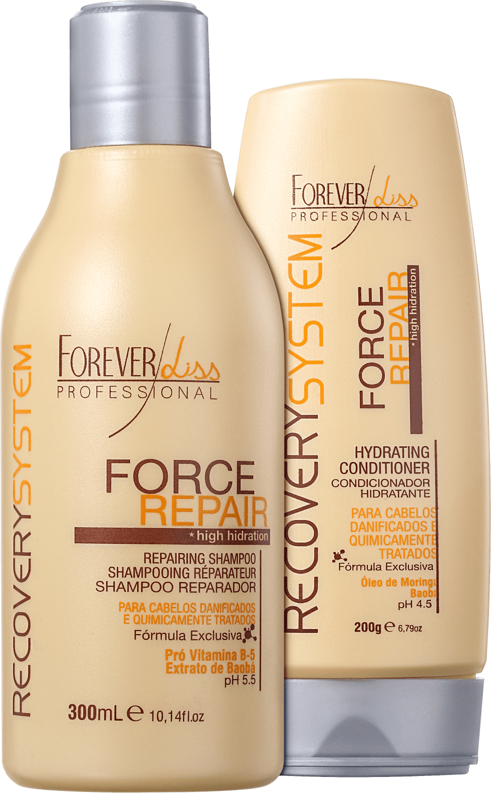 Kit Forever Liss Professional Force Repair Duo (2 Produtos)