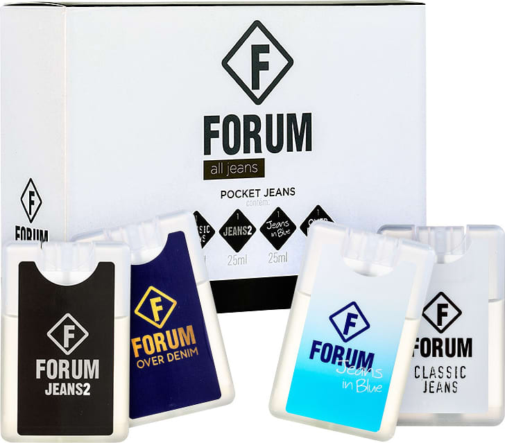 Conjunto All Jeans Pocket Forum Unissex - Deo Colônia 4x25ml