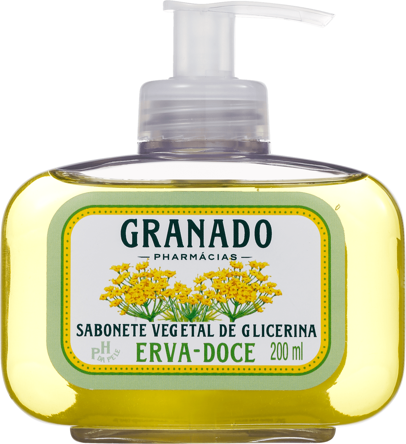 Granado Sabonete Vegetal de Glicerina e Erva-Doce - Sabonete Líquido 200ml