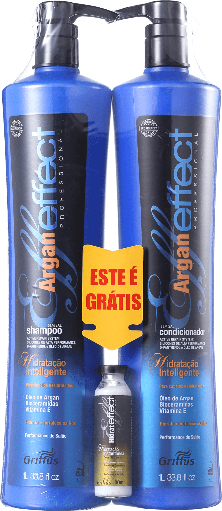 Griffus Argan Effect - Trio Kit (3 Produtos)