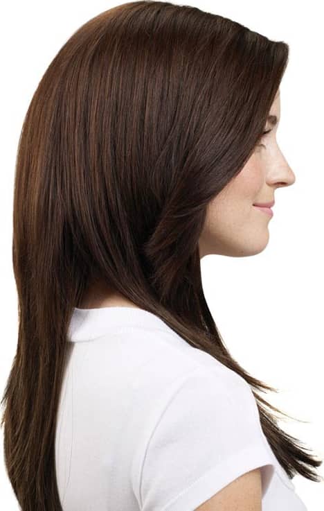 Hairdo Chocolate Com Mechas Cobre - Aplique Liso em Camadas 48cm