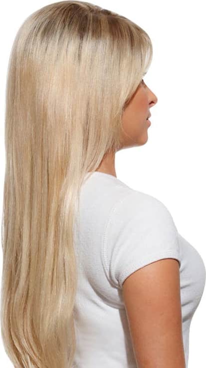 Hairdo Louro Sueco - Aplique Liso em Camadas 63cm