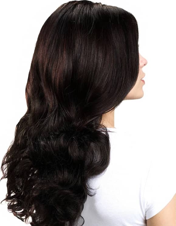 Hairdo Castanho Super Escuro - Aplique Ondulado 58cm