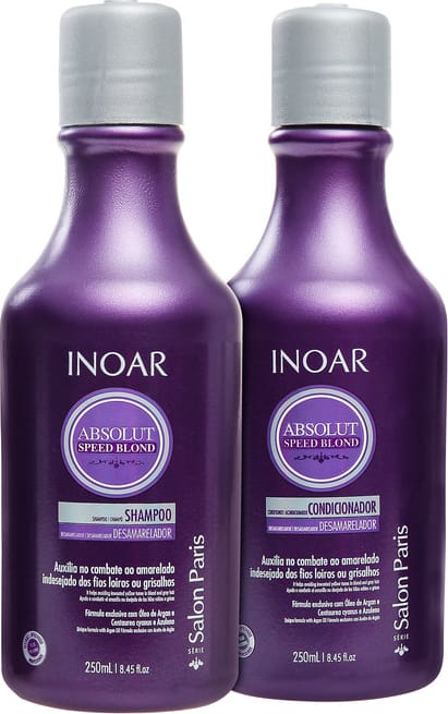 Kit Inoar Absolut Speed Blond Duo Violet (2 Produtos)