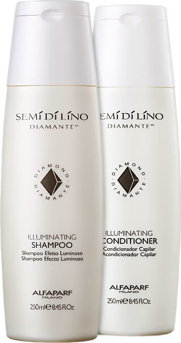 Kit Alfaparf Semi di Lino Diamante Illuminating Duo (2 Produtos)