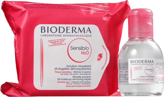 Kit Bioderma Sensibio H2O Solution Wipes (2 Produtos)