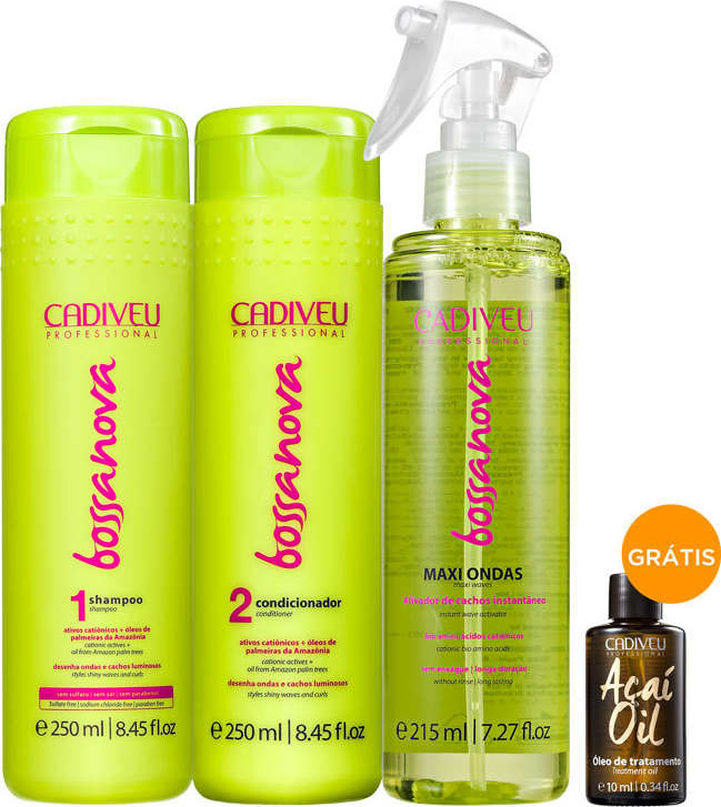 Kit Cadiveu Professional Bossa Nova Camila Coelho (4 Produtos)