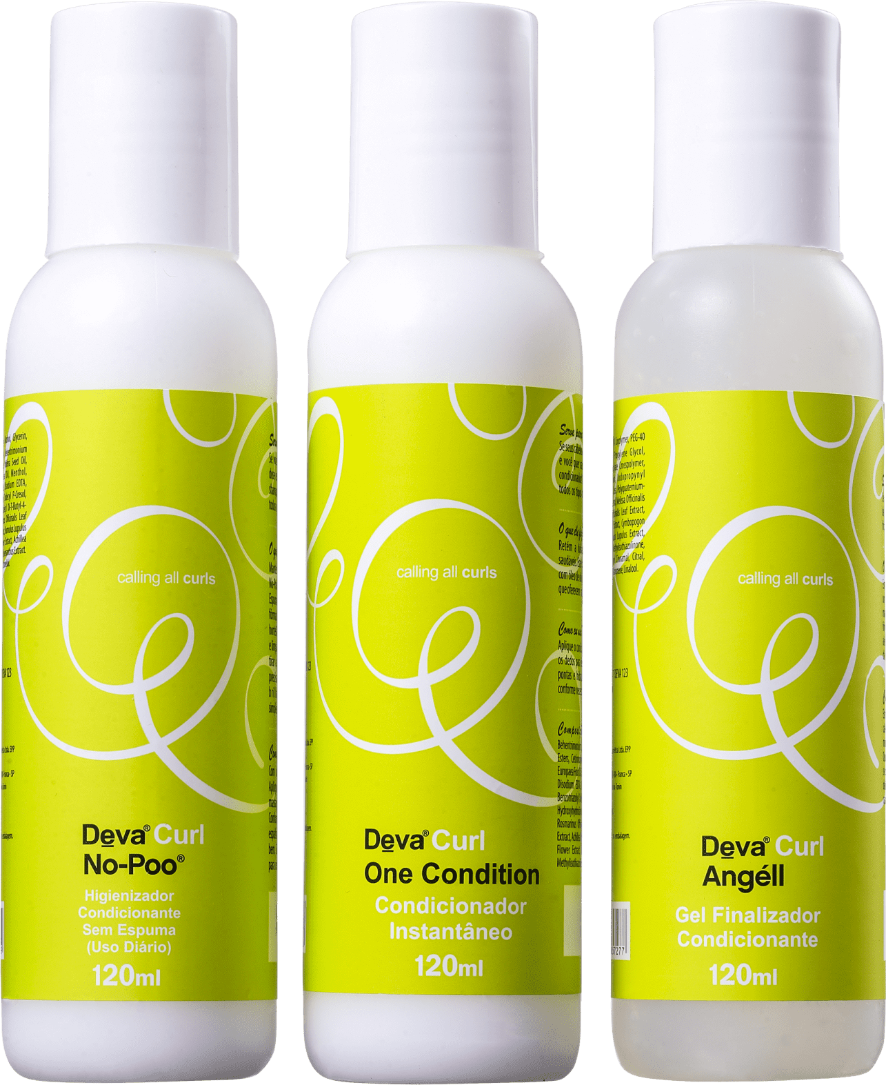 Kit Deva Curl 3-Passos (3 Produtos)
