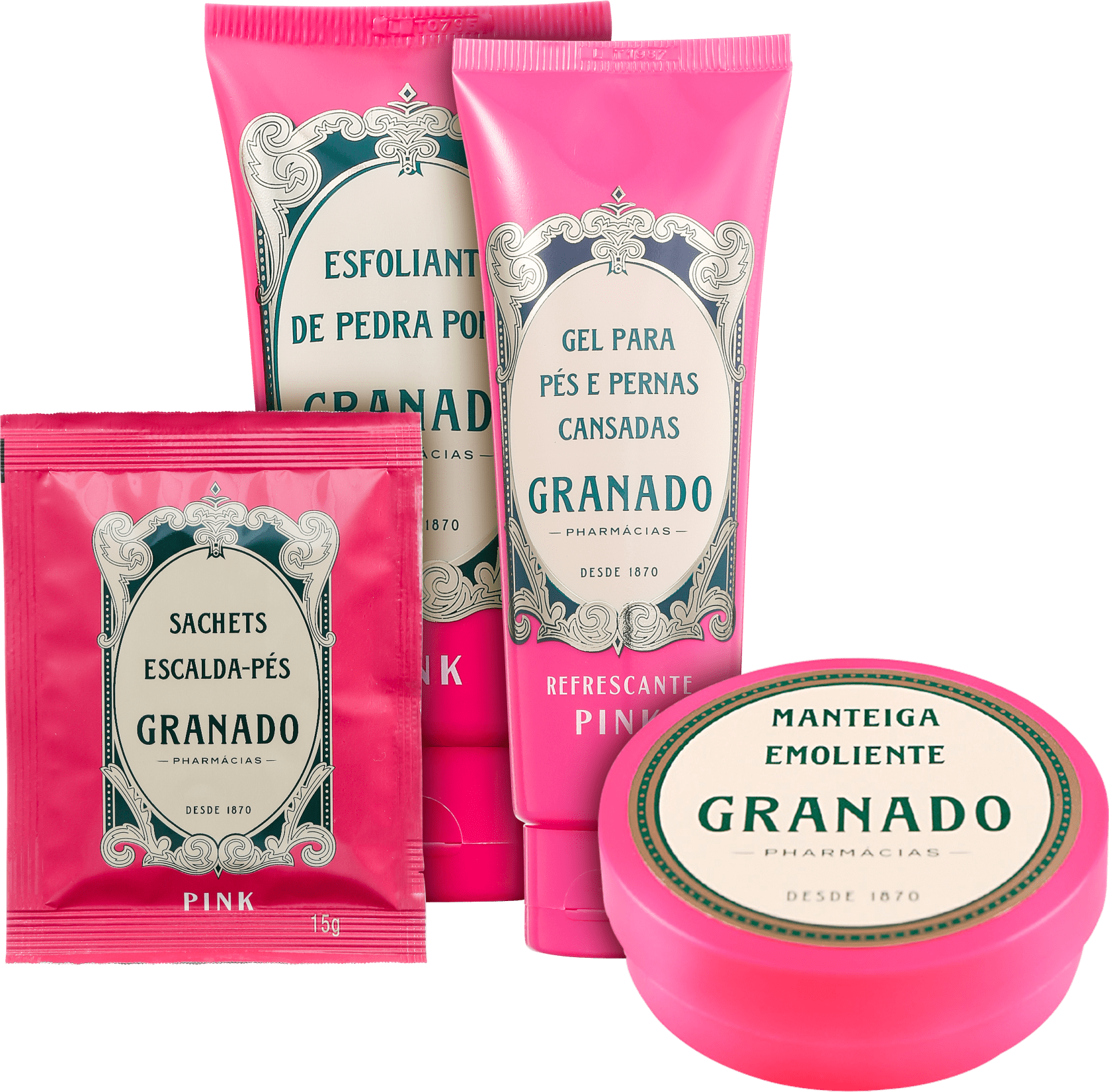 Kit Granado Pink SPA Relaxante para os Pés (4 produtos)