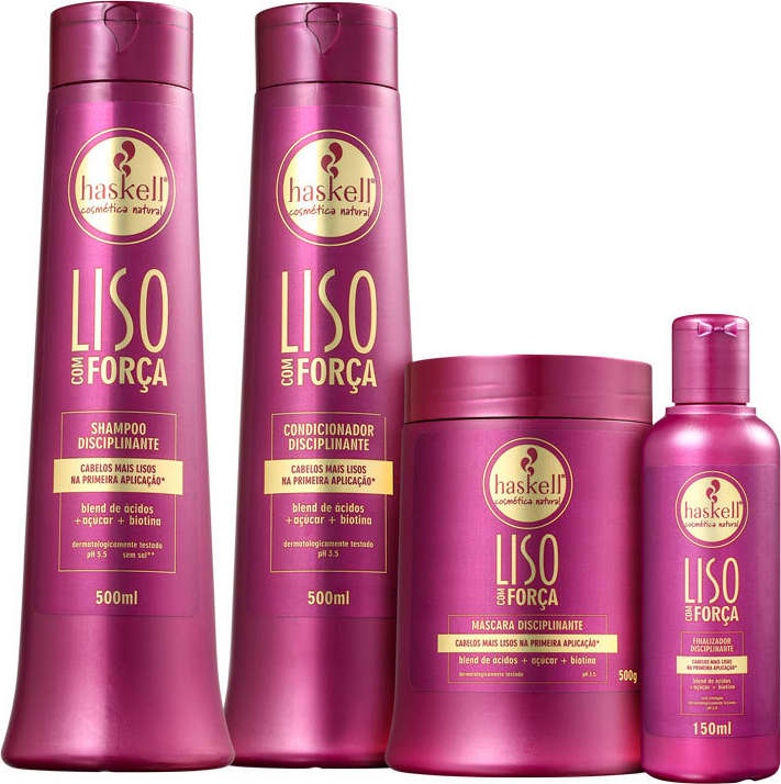 Kit Haskell Liso com Força Disciplinante (4 produtos)